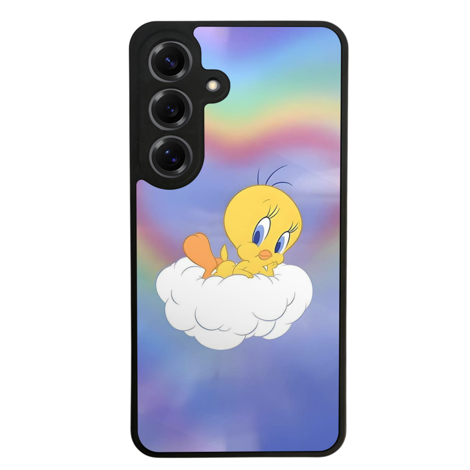 Samsung Galaxy S25 Uyumlu Tweety Tasarımlı Glossy Premium Kılıf
