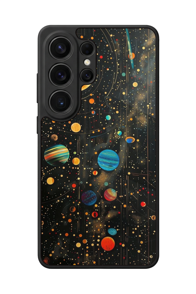Samsung Galaxy S26 Ultra Uyumlu Uzay Tasarımlı Glossy Premium Kılıf