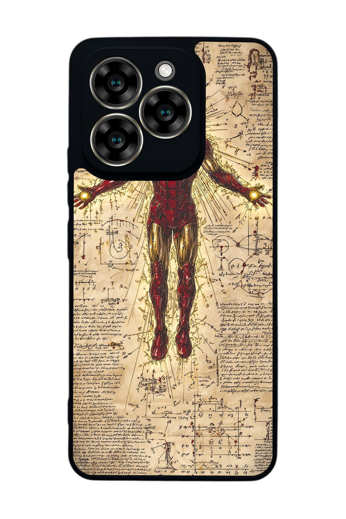 Reeder S919 Uyumlu Iron Man ( Demir Adam ) Tasarımlı Glossy Premium Kılıf