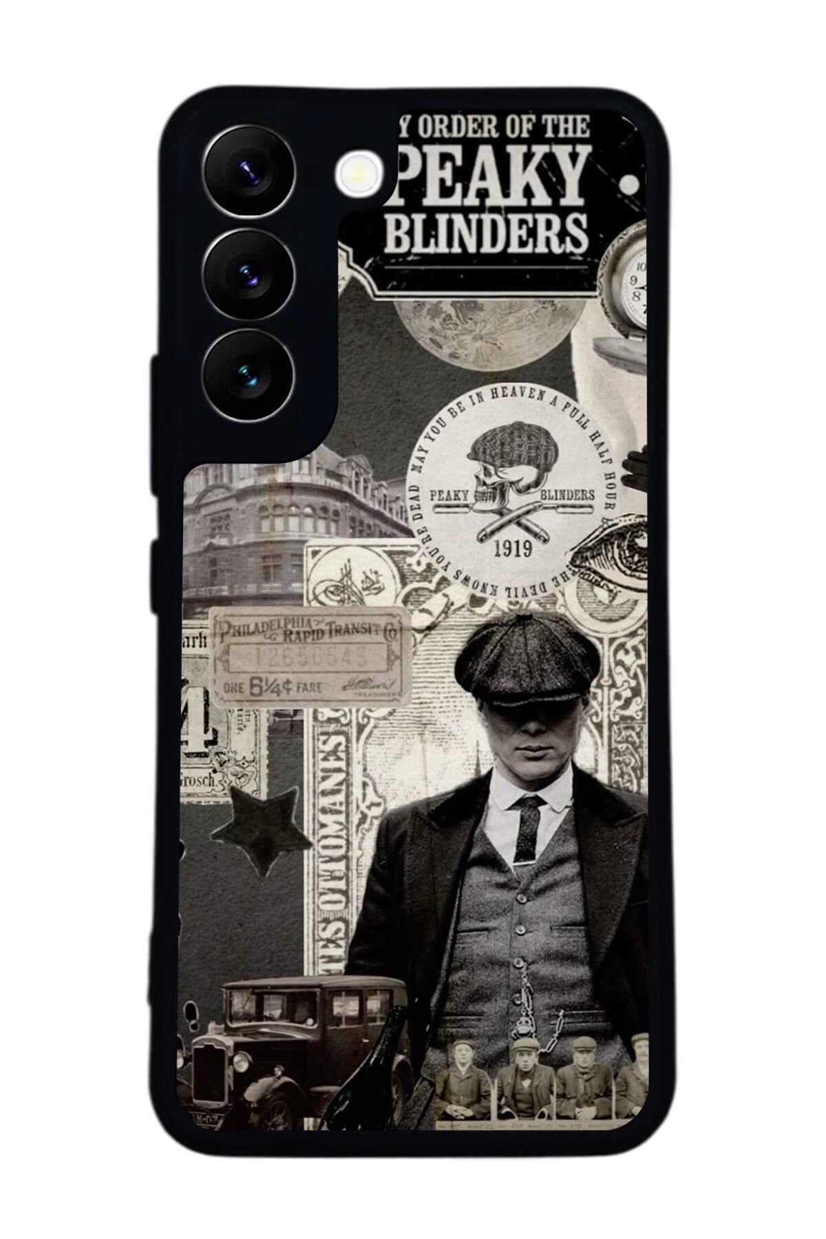 Samsung Galaxy S22 Uyumlu Peaky Blinders Tasarımlı Glossy Premium Kılıf