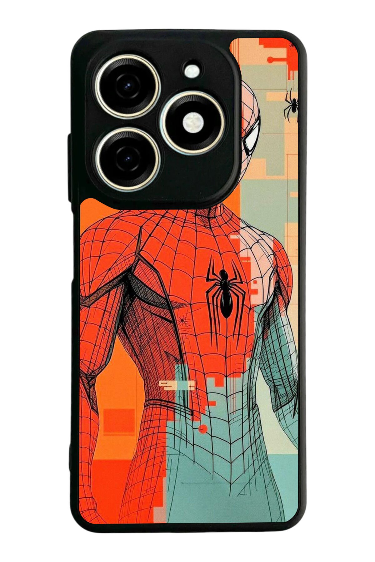 Infınıx Smart 8 Pro Uyumlu Spider Man ( Örümcek Adam ) Tasarımlı Glossy Premium Kılıf