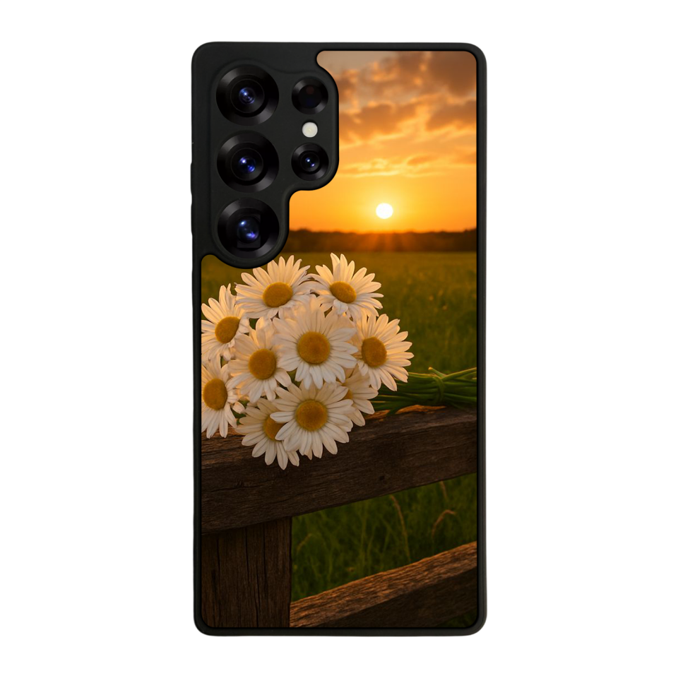 Samsung Galaxy S25 Ultra Uyumlu Cicek Tasarımlı Glossy Premium Kılıf
