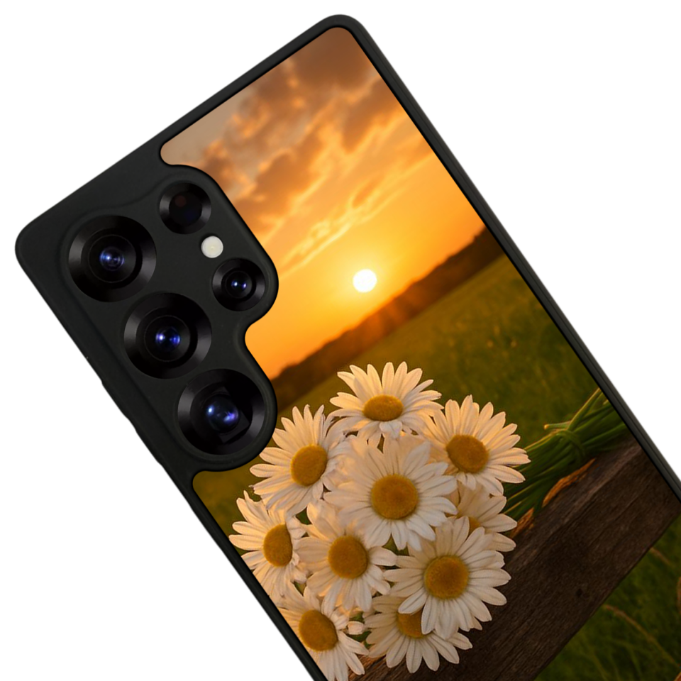 Samsung Galaxy S25 Ultra Uyumlu Cicek Tasarımlı Glossy Premium Kılıf