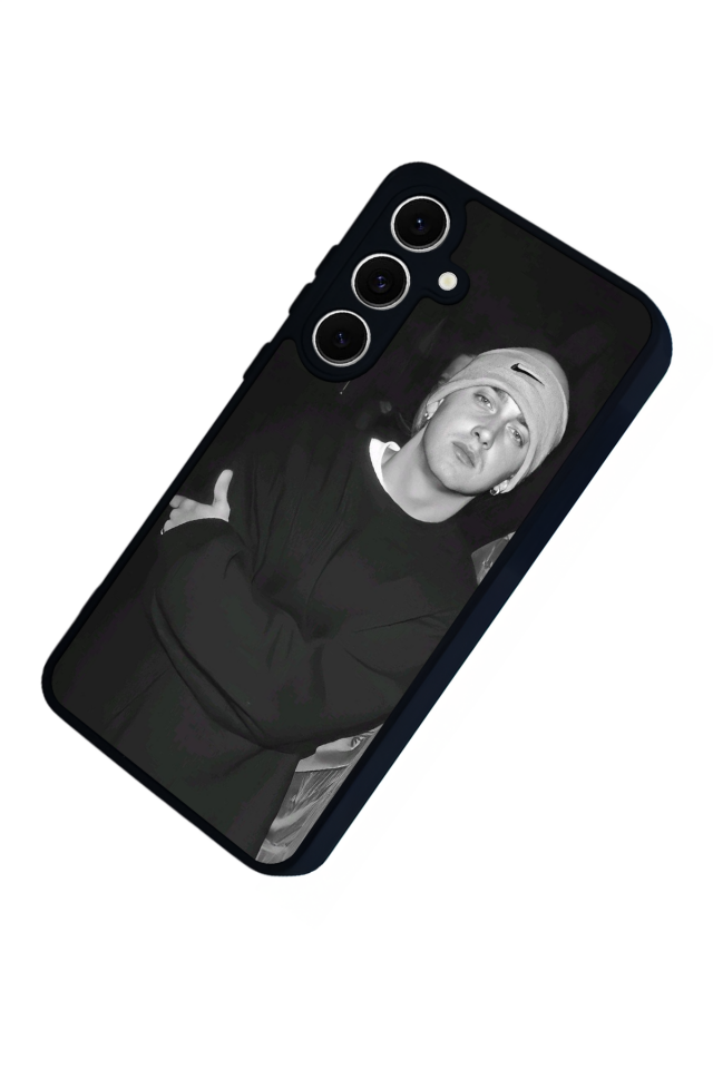 Samsung Galaxy S24 FE Uyumlu Eminem Tasarımlı Glossy Premium Kılıf