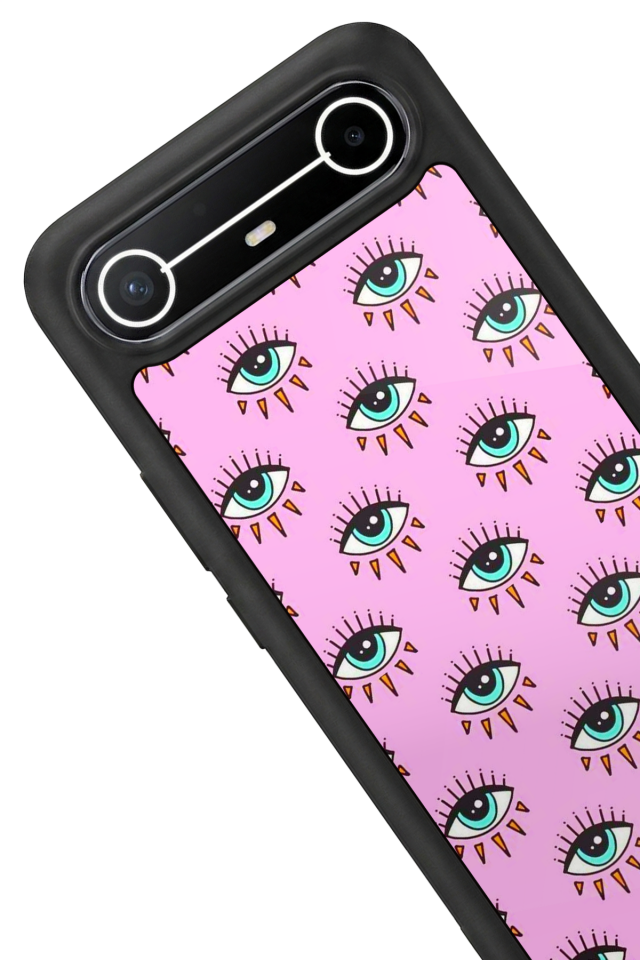 Tecno Spark Slim 5G Uyumlu Göz Tasarımlı Glossy Premium Kılıf