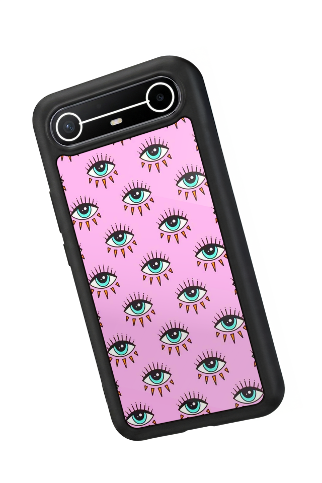 Tecno Spark Slim 5G Uyumlu Göz Tasarımlı Glossy Premium Kılıf