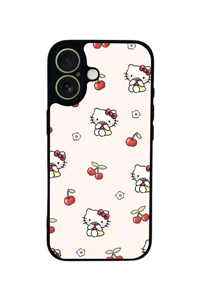 iPhone 17 Uyumlu HelloKitty Tasarımlı Glossy Premium Kılıf