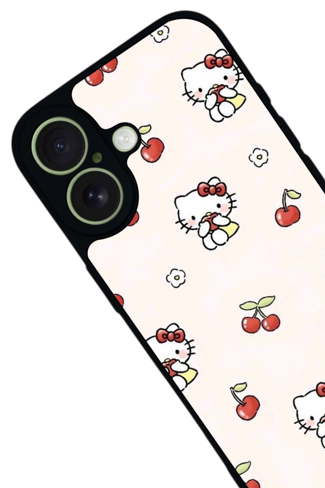 iPhone 17 Uyumlu HelloKitty Tasarımlı Glossy Premium Kılıf