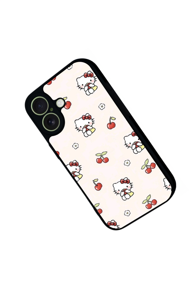 iPhone 17 Uyumlu HelloKitty Tasarımlı Glossy Premium Kılıf