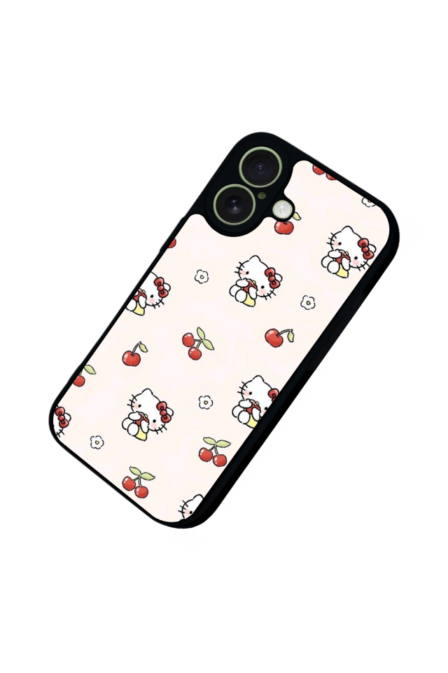 iPhone 17 Uyumlu HelloKitty Tasarımlı Glossy Premium Kılıf