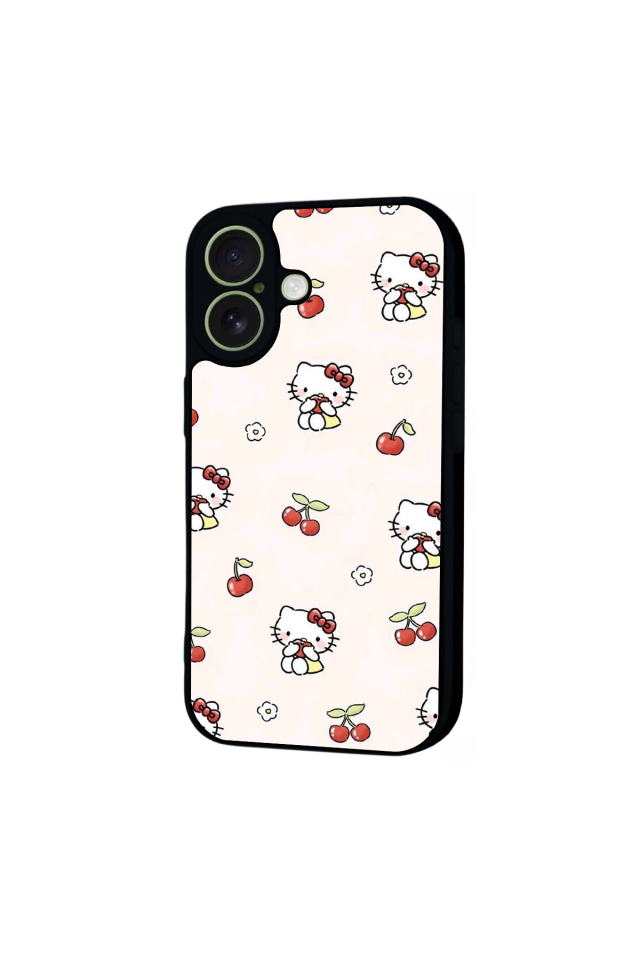 iPhone 17 Uyumlu HelloKitty Tasarımlı Glossy Premium Kılıf