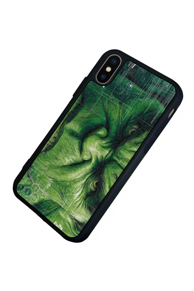 iPhone XS Max Uyumlu Hulk Tasarımlı Glossy Premium Kılıf