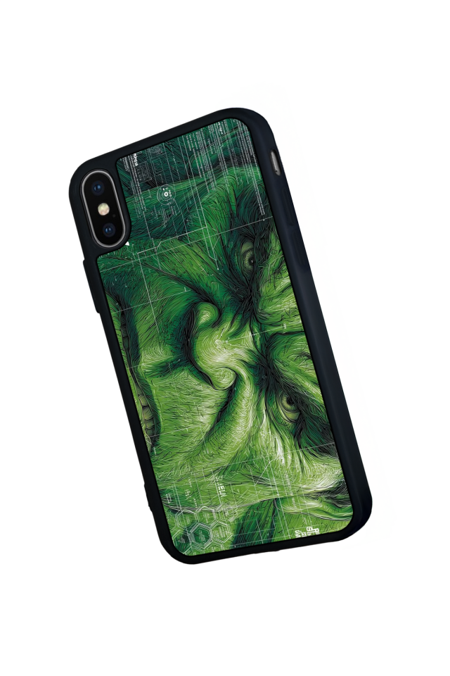 iPhone XS Max Uyumlu Hulk Tasarımlı Glossy Premium Kılıf