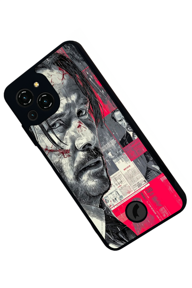 Reeder S23 Pro Max Uyumlu JohnWick Tasarımlı Glossy Premium Kılıf