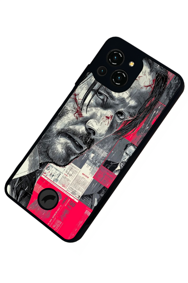 Reeder S23 Pro Max Uyumlu JohnWick Tasarımlı Glossy Premium Kılıf