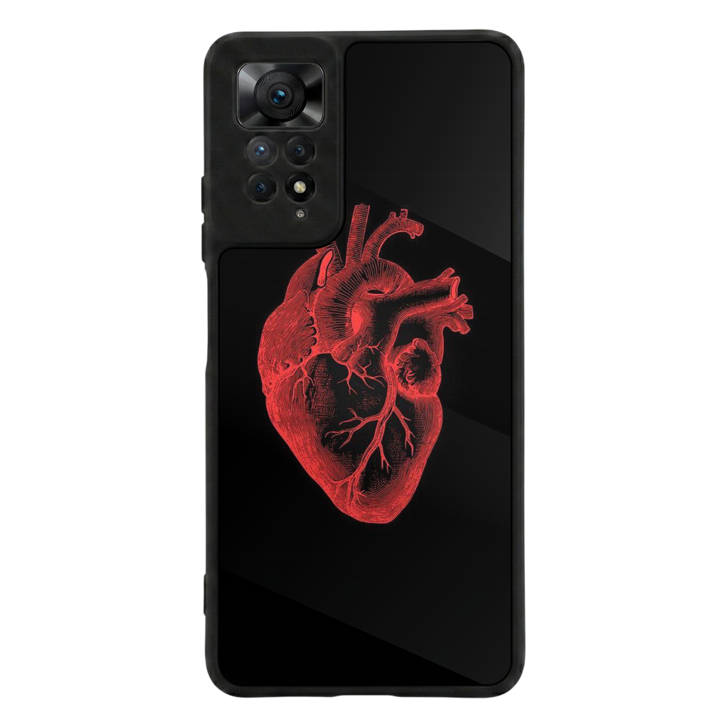 Xiaomi Redmi Note 12 Pro Uyumlu Kalp Love Tasarımlı Glossy Premium Kılıf