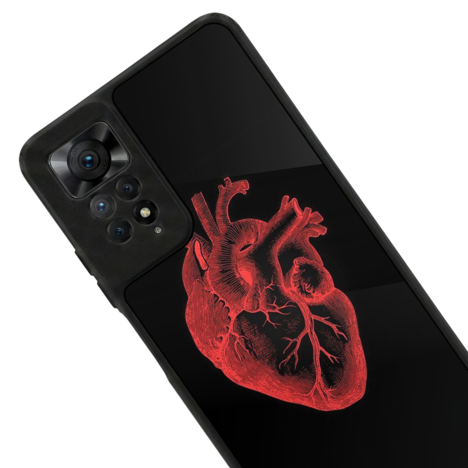 Xiaomi Redmi Note 12 Pro Uyumlu Kalp Love Tasarımlı Glossy Premium Kılıf