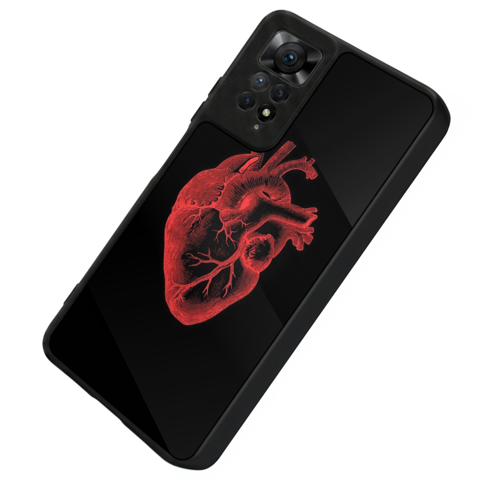 Xiaomi Redmi Note 12 Pro Uyumlu Kalp Love Tasarımlı Glossy Premium Kılıf