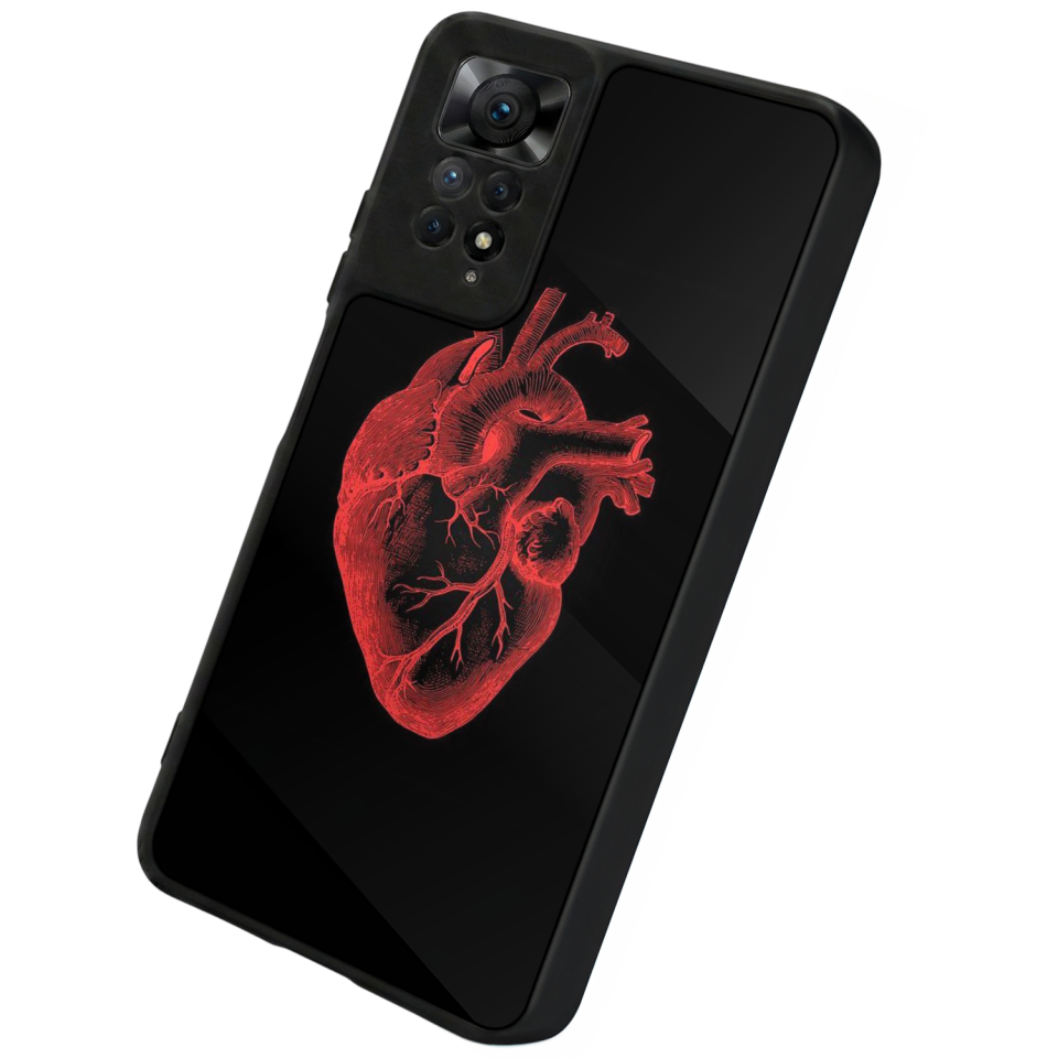 Xiaomi Redmi Note 12 Pro Uyumlu Kalp Love Tasarımlı Glossy Premium Kılıf