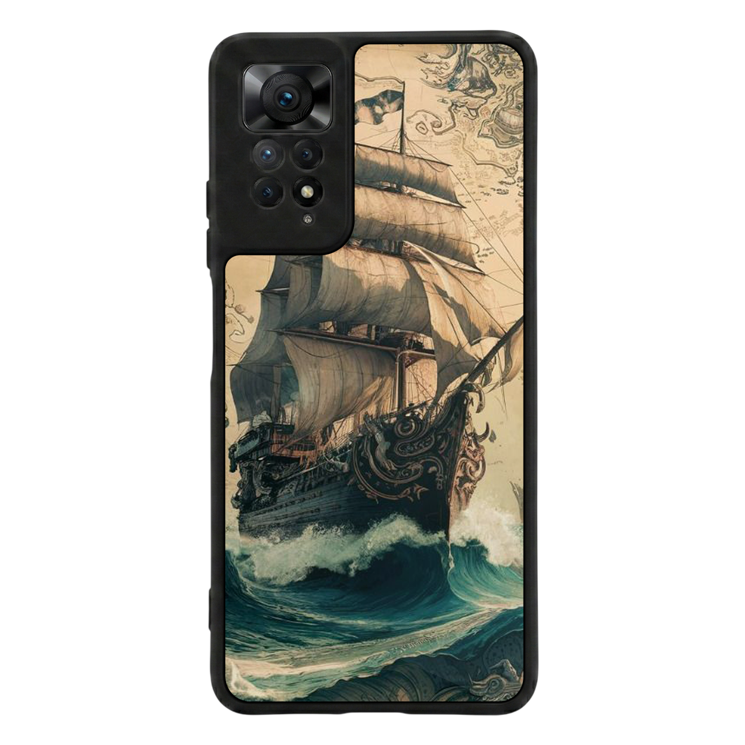 Xiaomi Redmi Note 11 Pro Uyumlu Korsan Tasarımlı Glossy Premium Kılıf