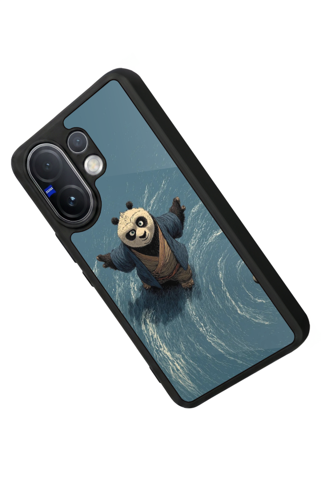 Vivo V60 Uyumlu Kung Fu Panda Tasarımlı Glossy Premium Kılıf
