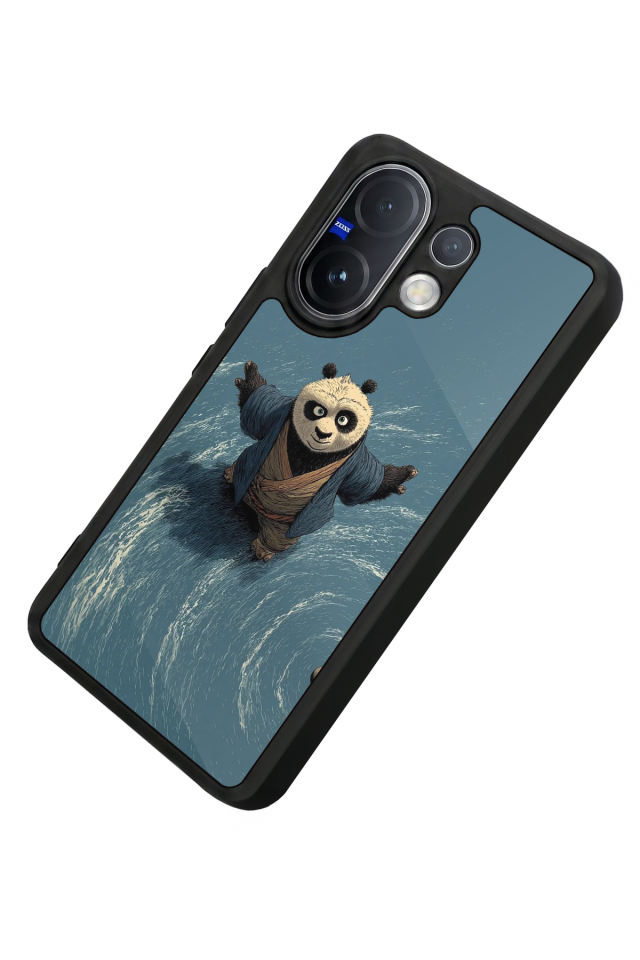 Vivo V60 Uyumlu Kung Fu Panda Tasarımlı Glossy Premium Kılıf