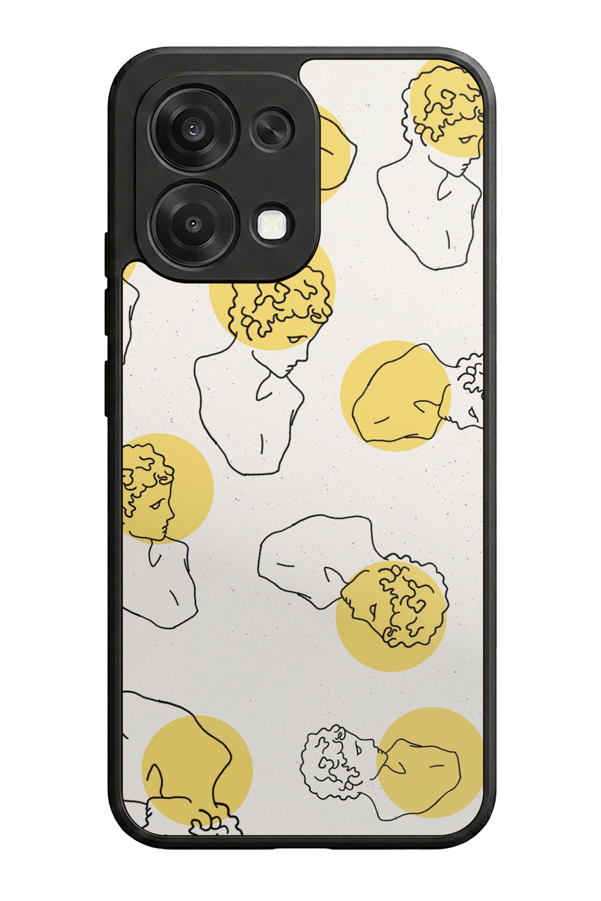 Oppo A6 Pro Uyumlu Line Art Tasarımlı Glossy Premium Kılıf