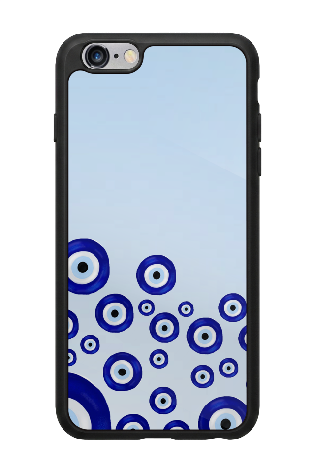 iPhone 6 Plus Uyumlu Nazar Tasarımlı Glossy Premium Kılıf