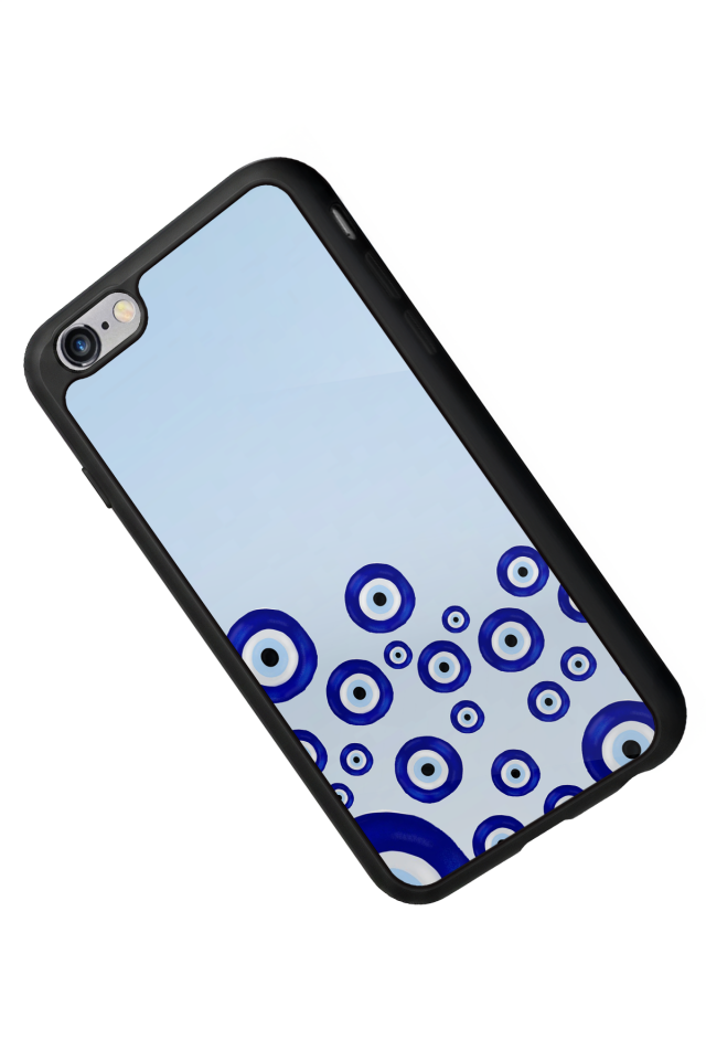 iPhone 6 Plus Uyumlu Nazar Tasarımlı Glossy Premium Kılıf