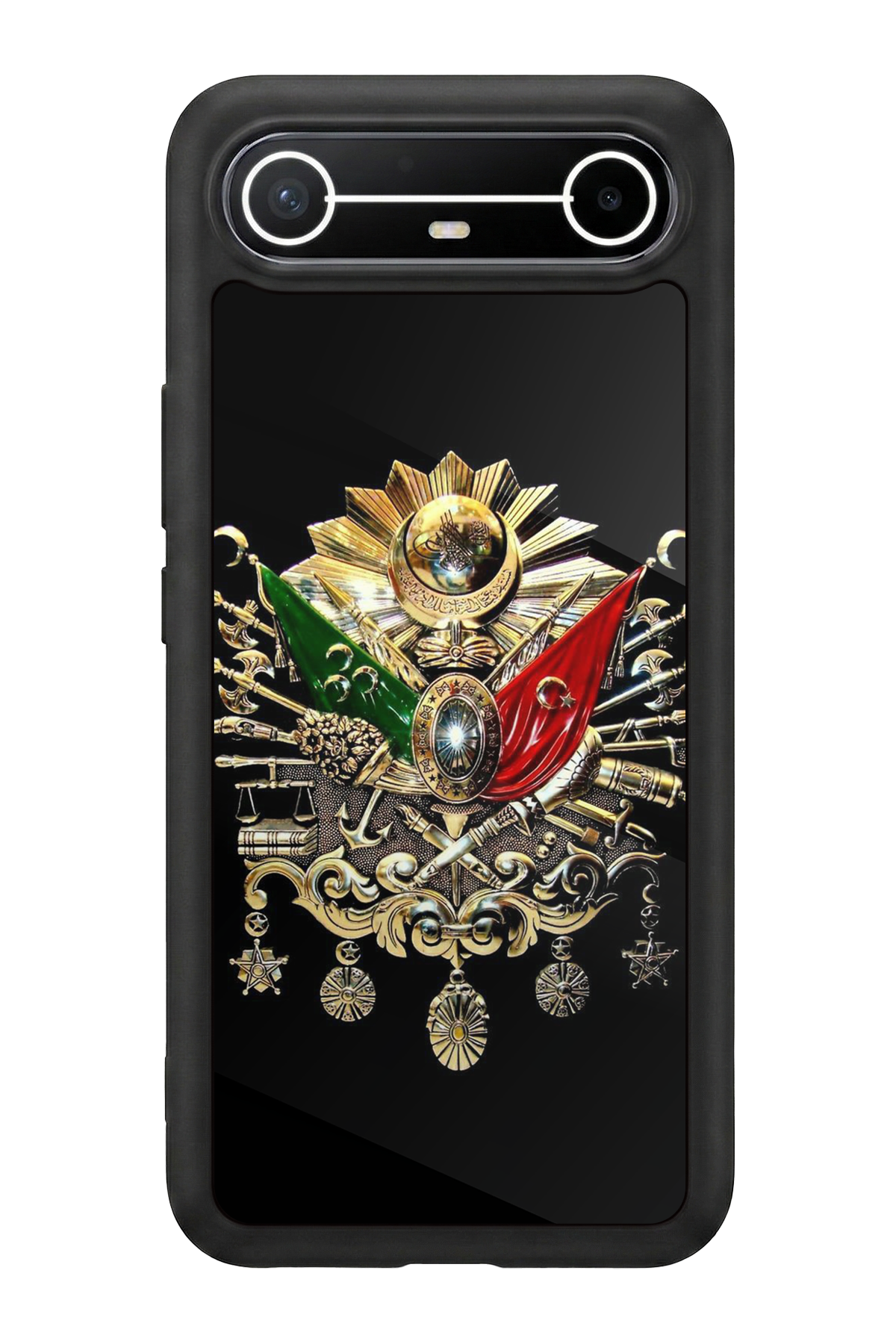 Tecno Spark Slim 5G Uyumlu Osmanli Tugrasi Tasarımlı Glossy Premium Kılıf