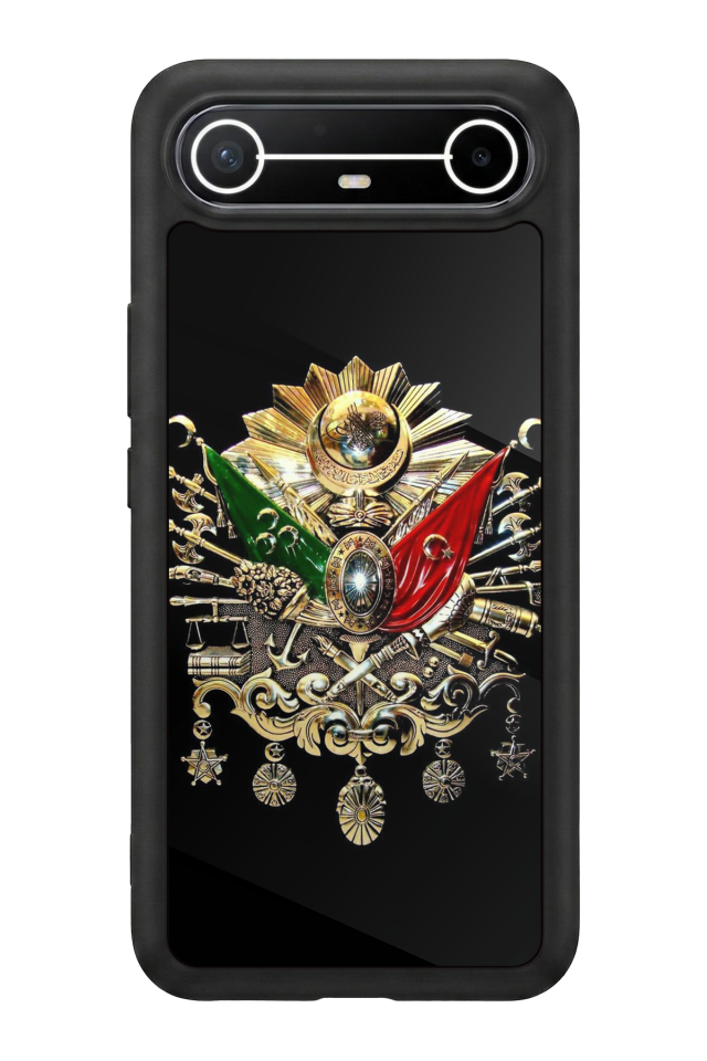 Tecno Spark Slim 5G Uyumlu Osmanli Tugrasi Tasarımlı Glossy Premium Kılıf