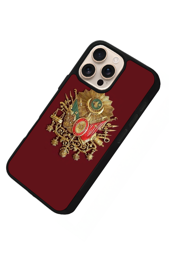 iPhone 16 Pro Max Uyumlu OsmanliTugrasi Tasarımlı Glossy Premium Kılıf