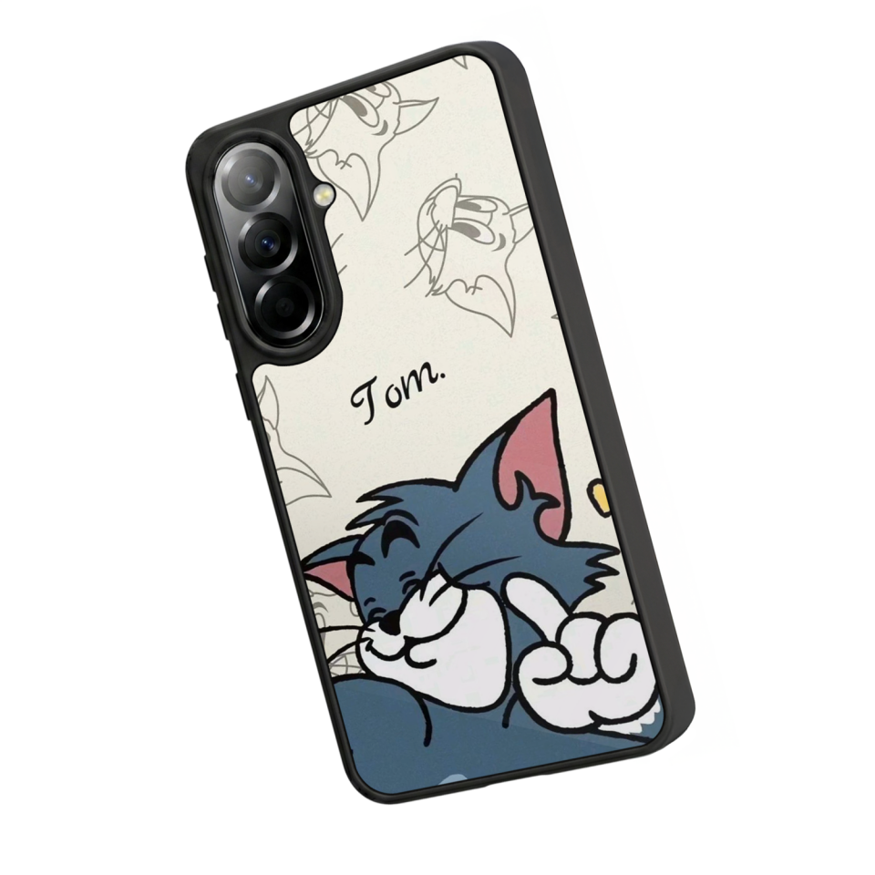 Samsung Galaxy A37 Uyumlu Tom And Jerry Tasarımlı Glossy Premium Kılıf