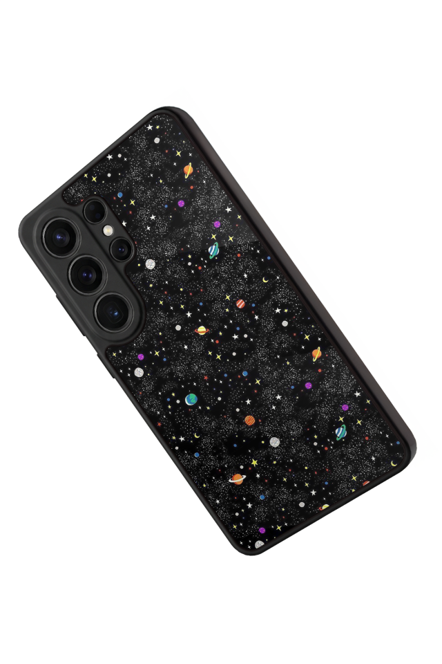 Samsung Galaxy S26 Ultra Uyumlu Uzay Tasarımlı Glossy Premium Kılıf