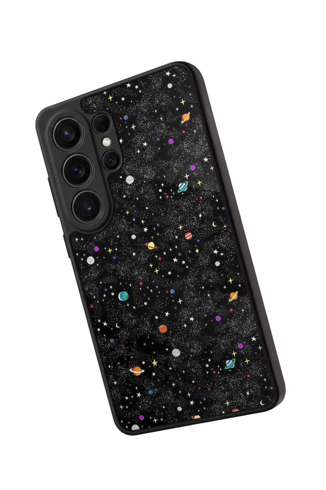 Samsung Galaxy S26 Ultra Uyumlu Uzay Tasarımlı Glossy Premium Kılıf