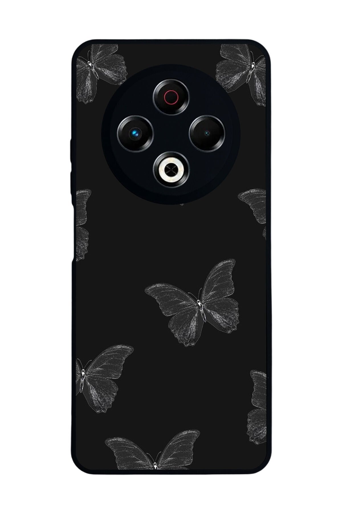 Tecno Spark 30 Uyumlu Kelebek Tasarımlı Glossy Premium Kılıf