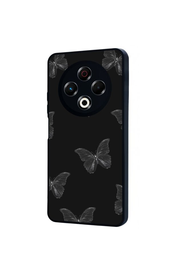 Tecno Spark 30 Uyumlu Kelebek Tasarımlı Glossy Premium Kılıf