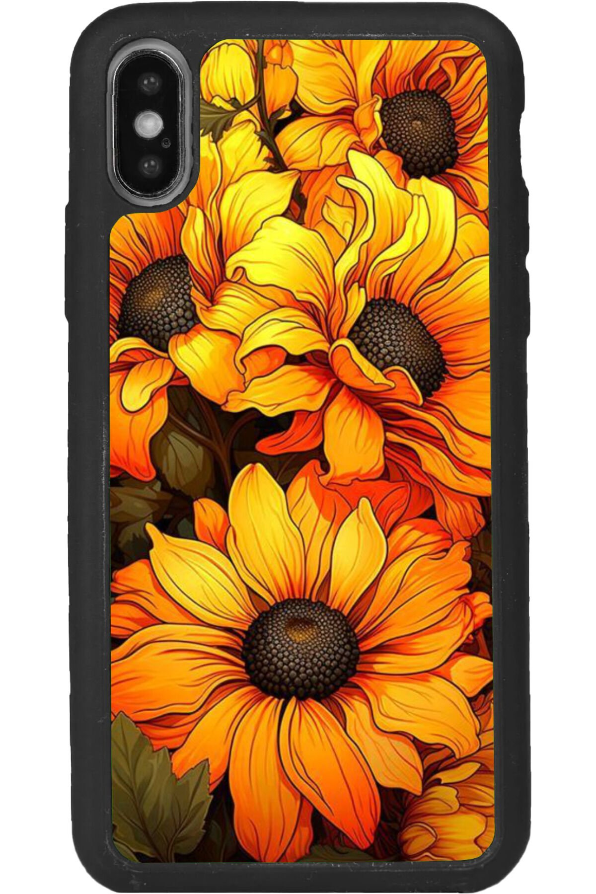 iPhone XS Max Uyumlu Mat Siyah uyumlu Kılıf – Yumuşak Silikon, Koruyucu, Şok Emici Kapak