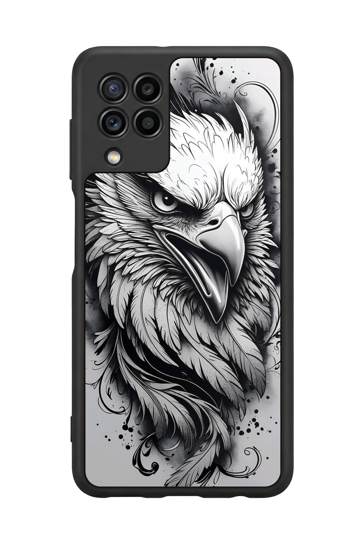 Samsung Galaxy M32 Uyumlu Besiktas Tasarımlı Glossy Premium Kılıf