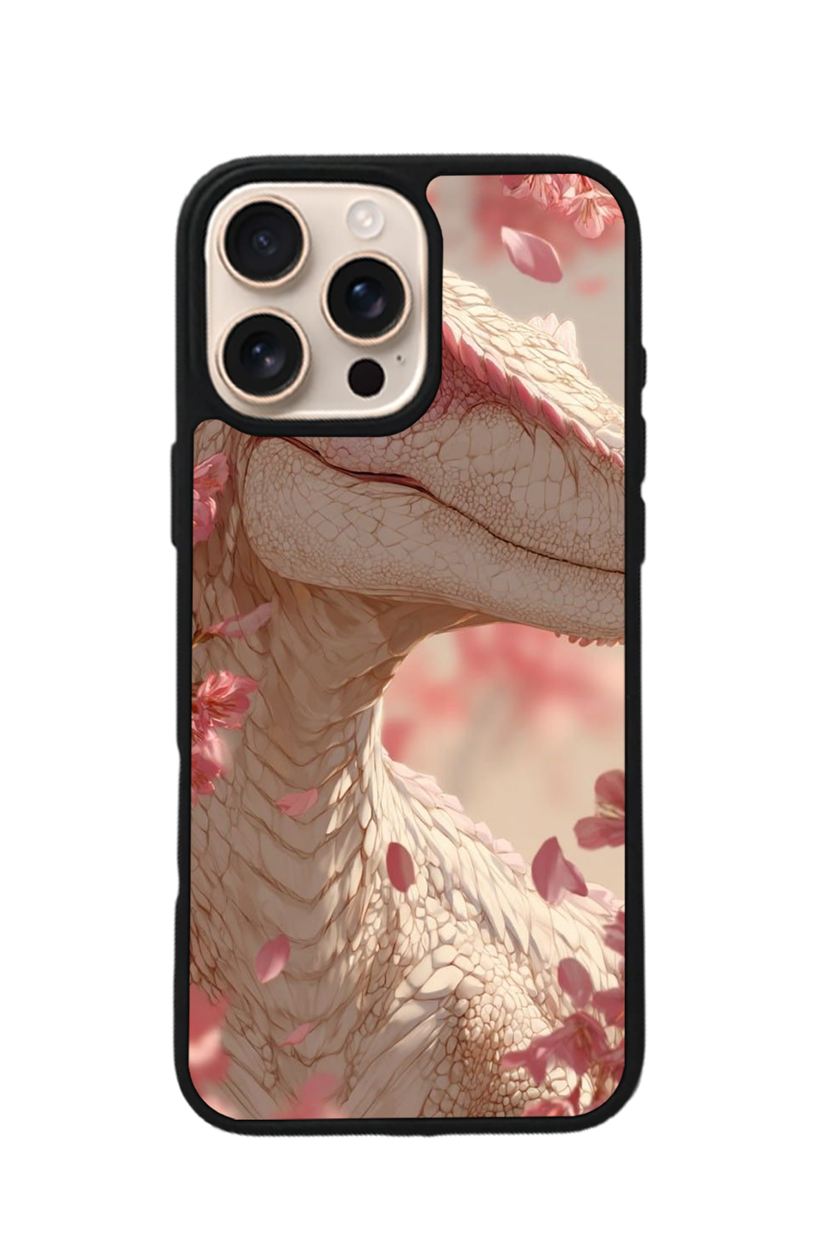 iPhone 16 Pro Max Uyumlu Dinazor Tasarımlı Glossy Premium Kılıf