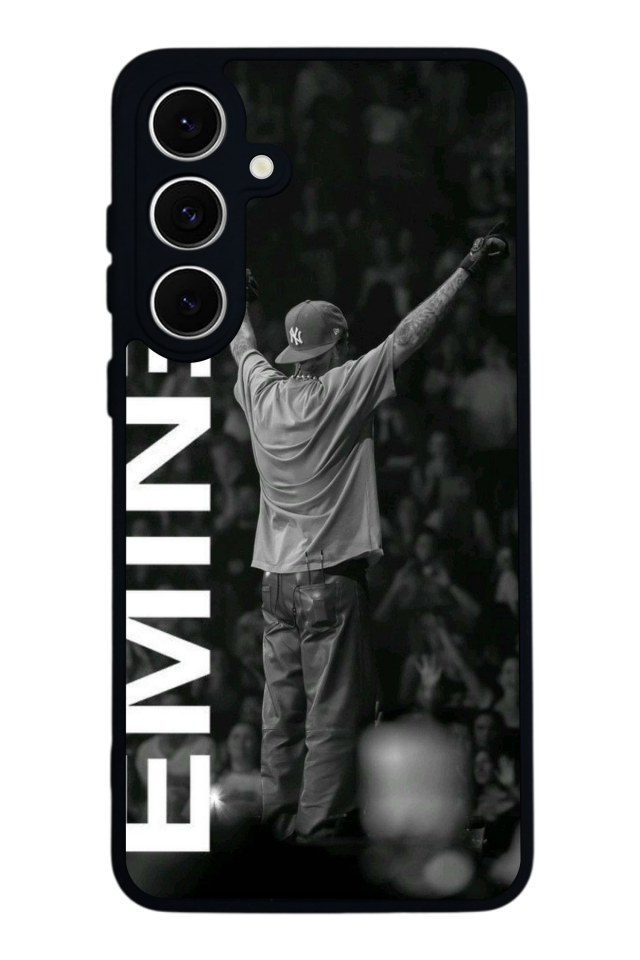 Samsung Galaxy S24 FE Uyumlu Eminem Tasarımlı Glossy Premium Kılıf