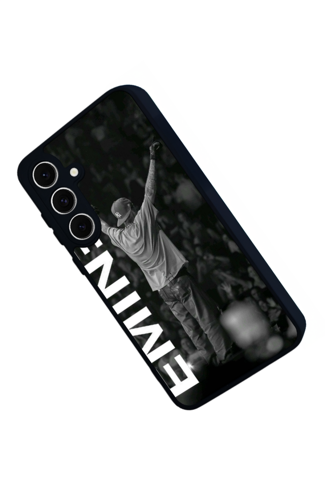 Samsung Galaxy S24 FE Uyumlu Eminem Tasarımlı Glossy Premium Kılıf