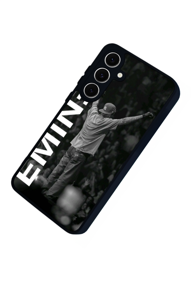 Samsung Galaxy S24 FE Uyumlu Eminem Tasarımlı Glossy Premium Kılıf
