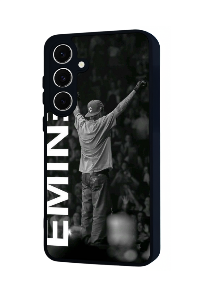Samsung Galaxy S24 FE Uyumlu Eminem Tasarımlı Glossy Premium Kılıf