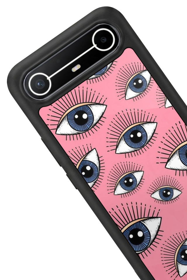 Tecno Spark Slim 5G Uyumlu Göz Tasarımlı Glossy Premium Kılıf