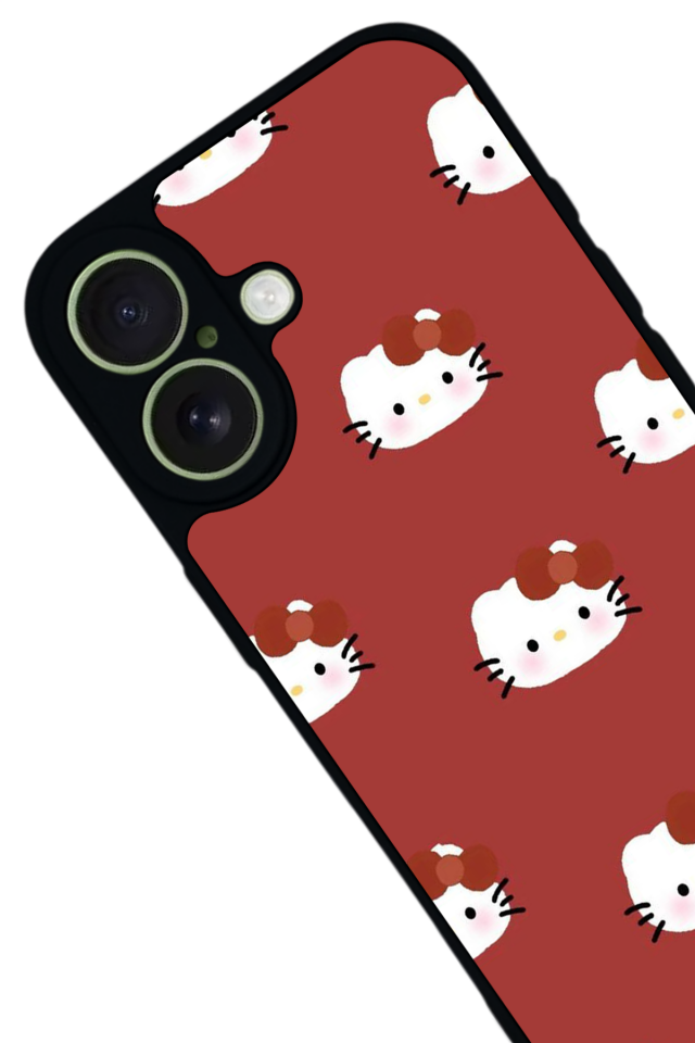 iPhone 17 Uyumlu HelloKitty Tasarımlı Glossy Premium Kılıf