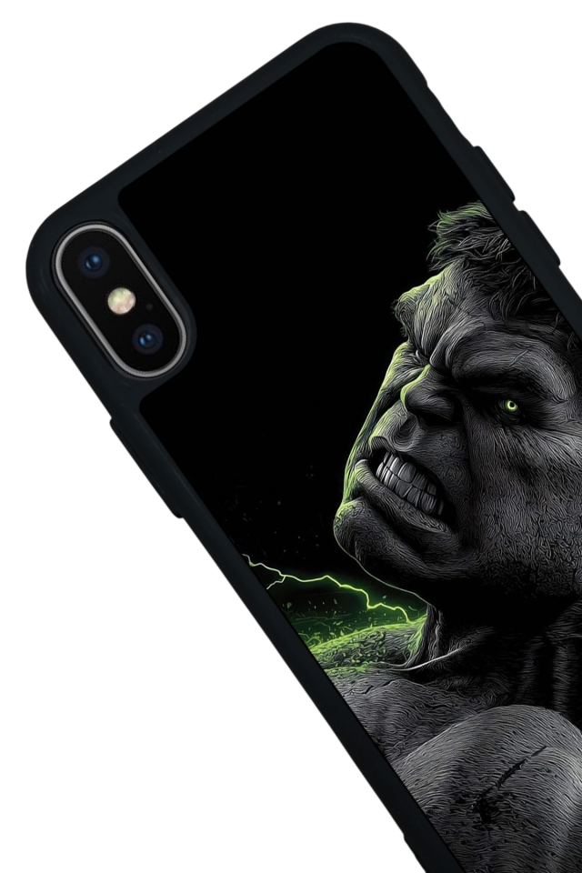 iPhone XS Max Uyumlu Hulk Tasarımlı Glossy Premium Kılıf