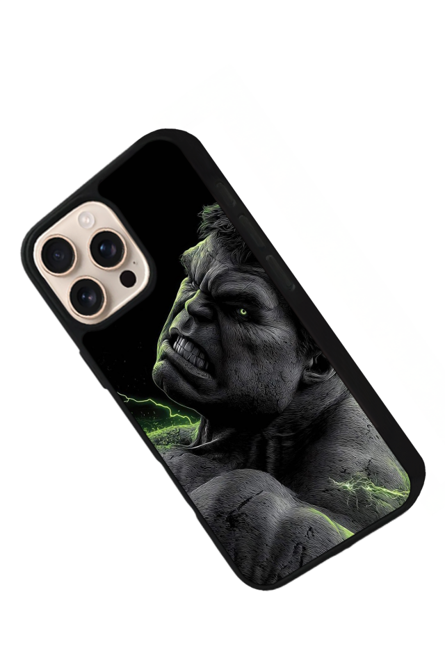 iPhone 15 Pro Max Uyumlu Hulk Tasarımlı Glossy Premium Kılıf
