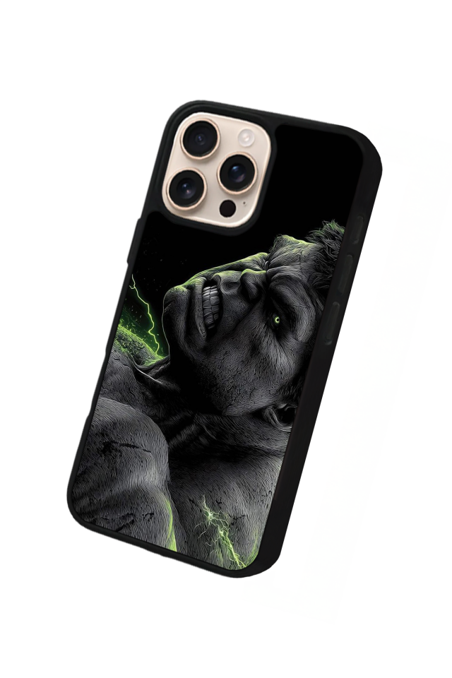 iPhone 15 Pro Max Uyumlu Hulk Tasarımlı Glossy Premium Kılıf