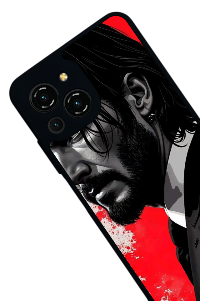 Reeder S23 Pro Max Uyumlu JohnWick Tasarımlı Glossy Premium Kılıf